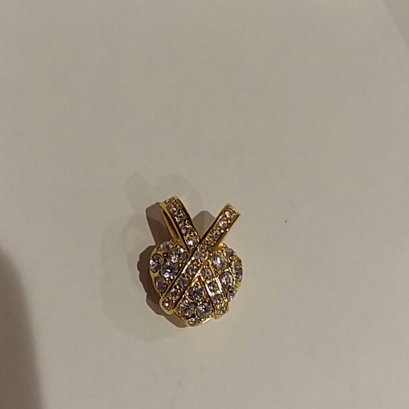 Vtg 90s 5-pc Nolan Miller Necklace & 4 pendants goldtone Omega Slide Trio - Picture 4 of 12